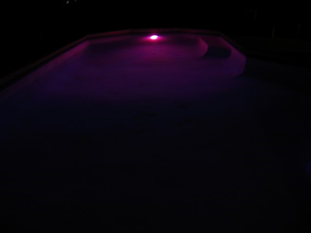 pool at night illustration